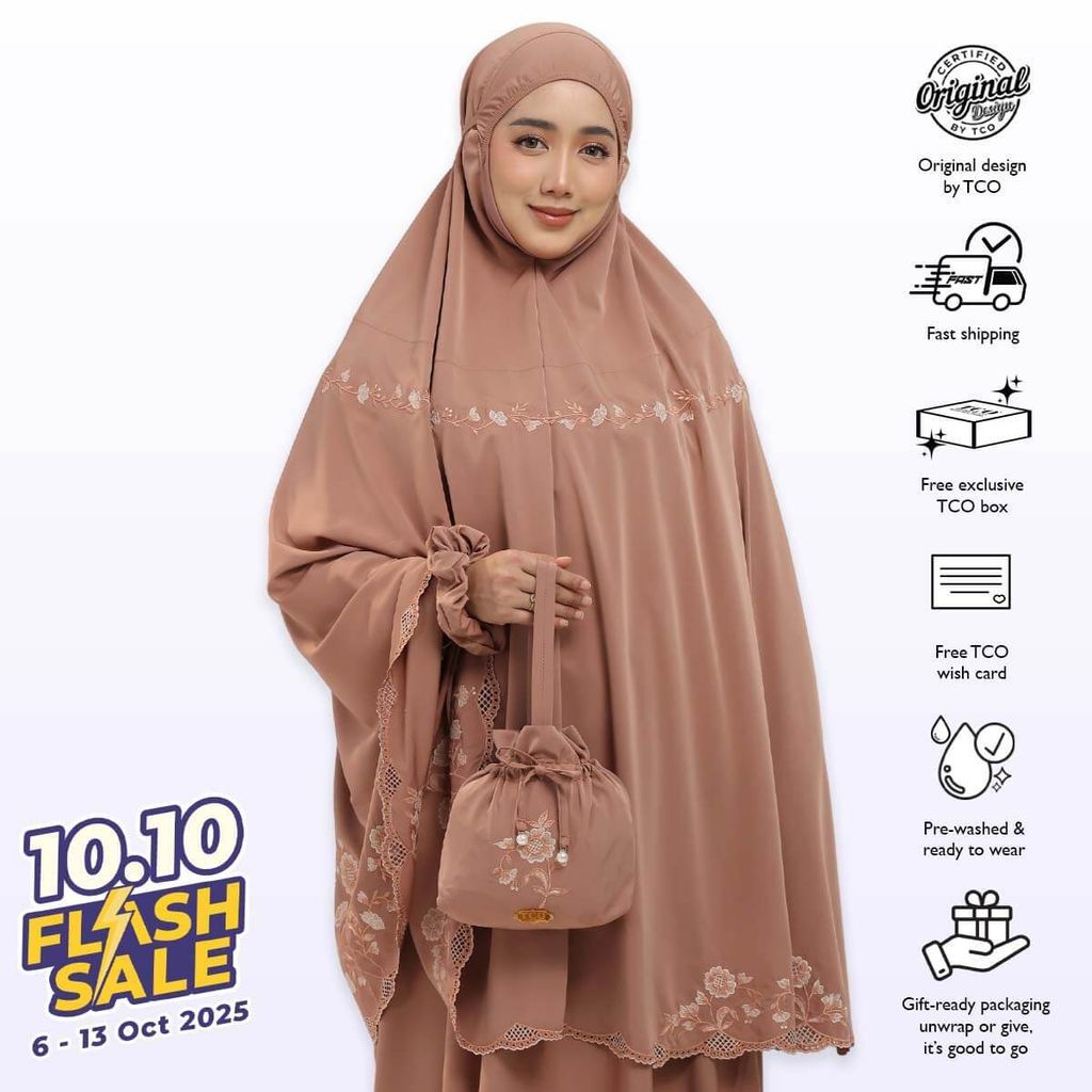 02_Telekung TCO Windy Luxe Burnt Brick