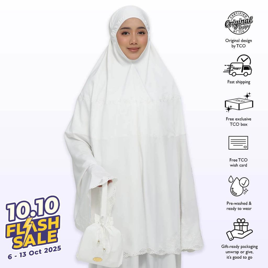 09_Telekung TCO Windy Luxe Off White