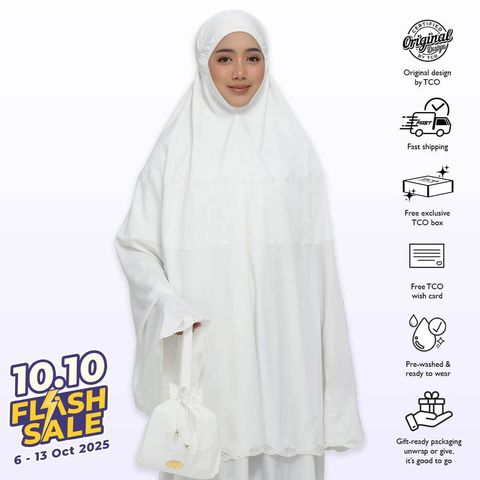 09_Telekung TCO Windy Luxe Off White