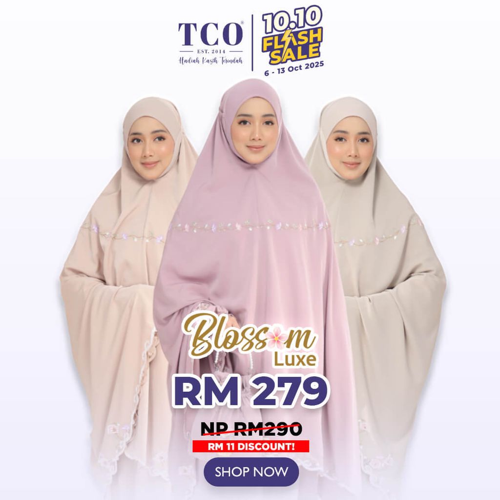 Telekung Blossom Luxe by TCO - IG Post