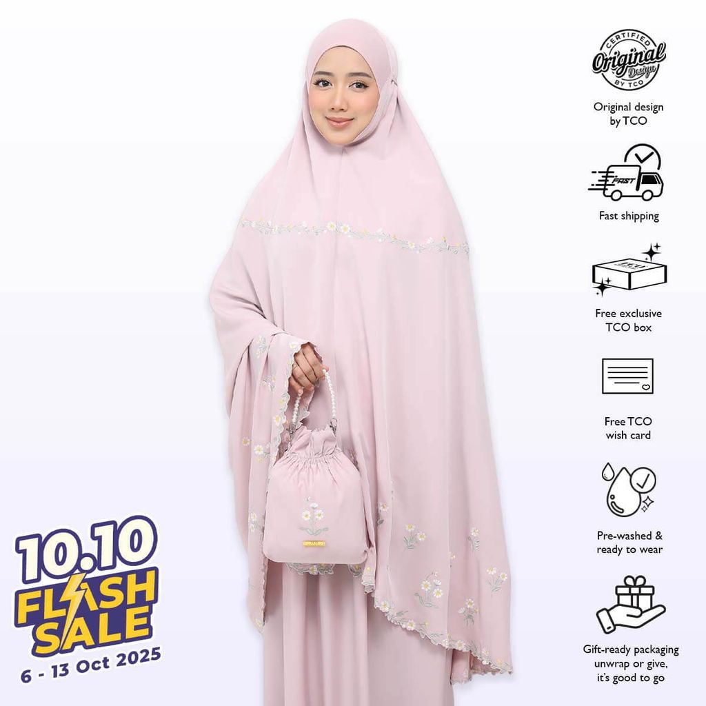 05_Telekung TCO Daisy Luxe Dusty Rose