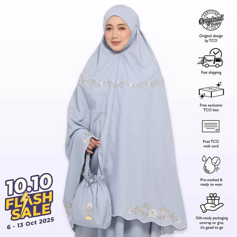 04_Telekung TCO Signature Camellia Grayish Blue