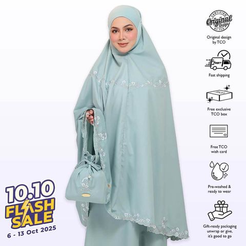 08_Telekung TCO Signature Tulip Frosty Aqua