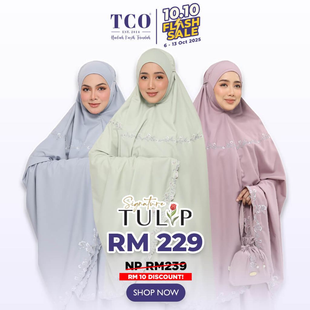 Telekung Signature Tulip by TCO - IG Post