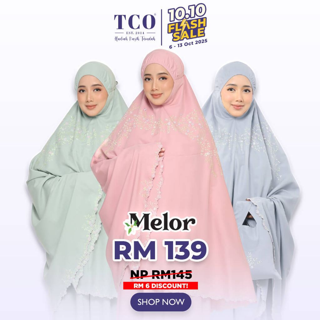 Telekung Melor by TCO - IG Post