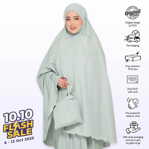 01_Telekung TCO Melor Dusty Green
