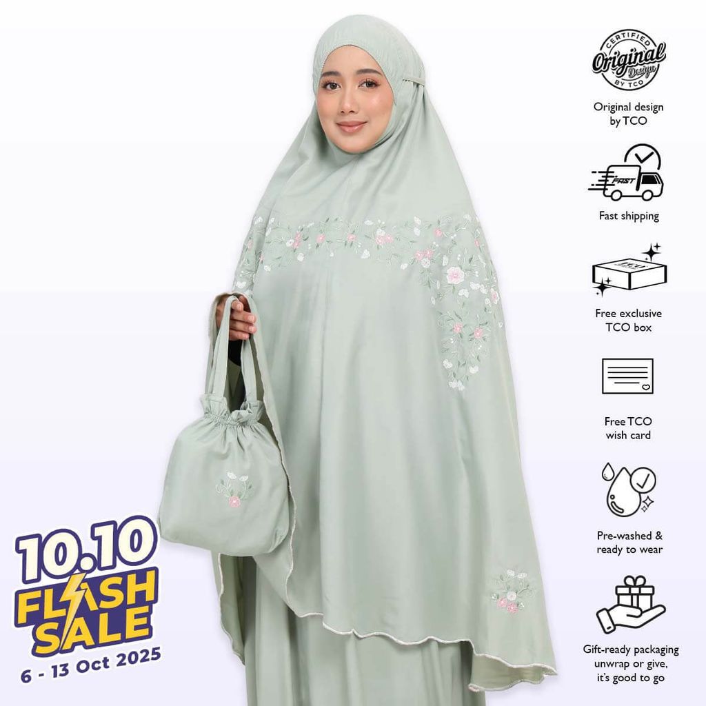 01_Telekung TCO Iris Dusty Green