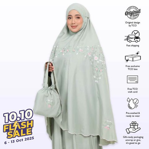 01_Telekung TCO Iris Dusty Green