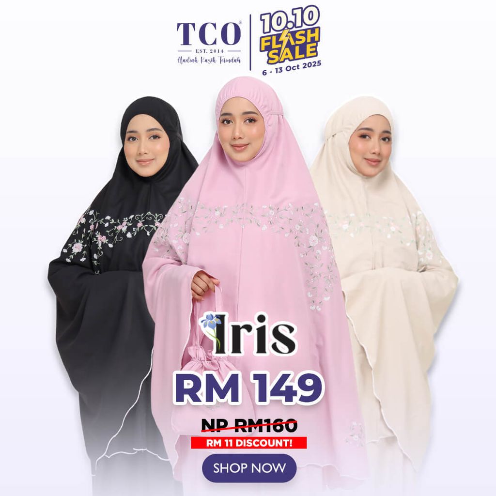 Telekung Iris by TCO - IG Post