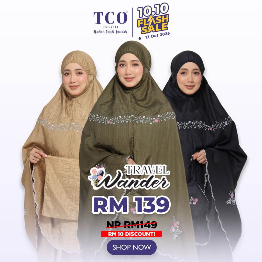 Telekung Travel Wander by TCO - IG Post