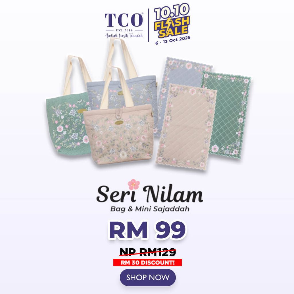 Seri Nilam Bag & Mini Sajaddah by TCO - IG Post