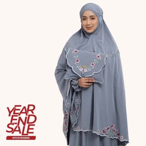 05_Telekung TCO Mekar Luxe Icy Gray