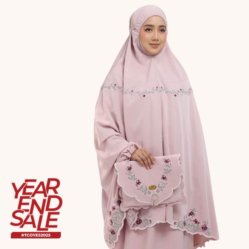 02_Telekung TCO Mekar Luxe Dusty Rose