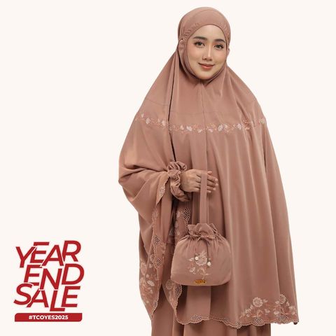 01_Telekung TCO Windy Luxe Burnt Brick