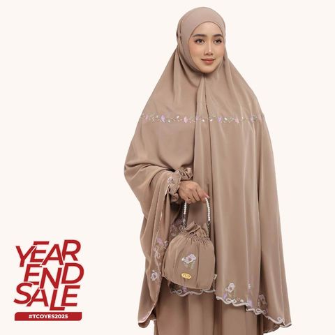 02_Telekung TCO Blossom Luxe Coco Mocha