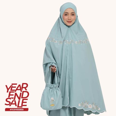 08_Telekung TCO Signature Camellia Frosty Aqua