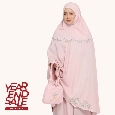 07_Telekung TCO Signature Camellia Blush Rose