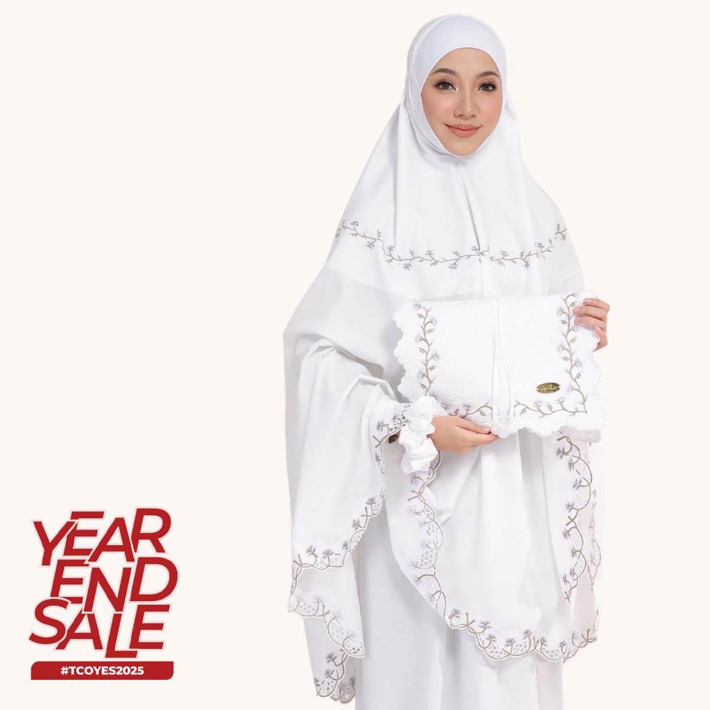 07_Telekung TCO Signature Pesona Pearl White