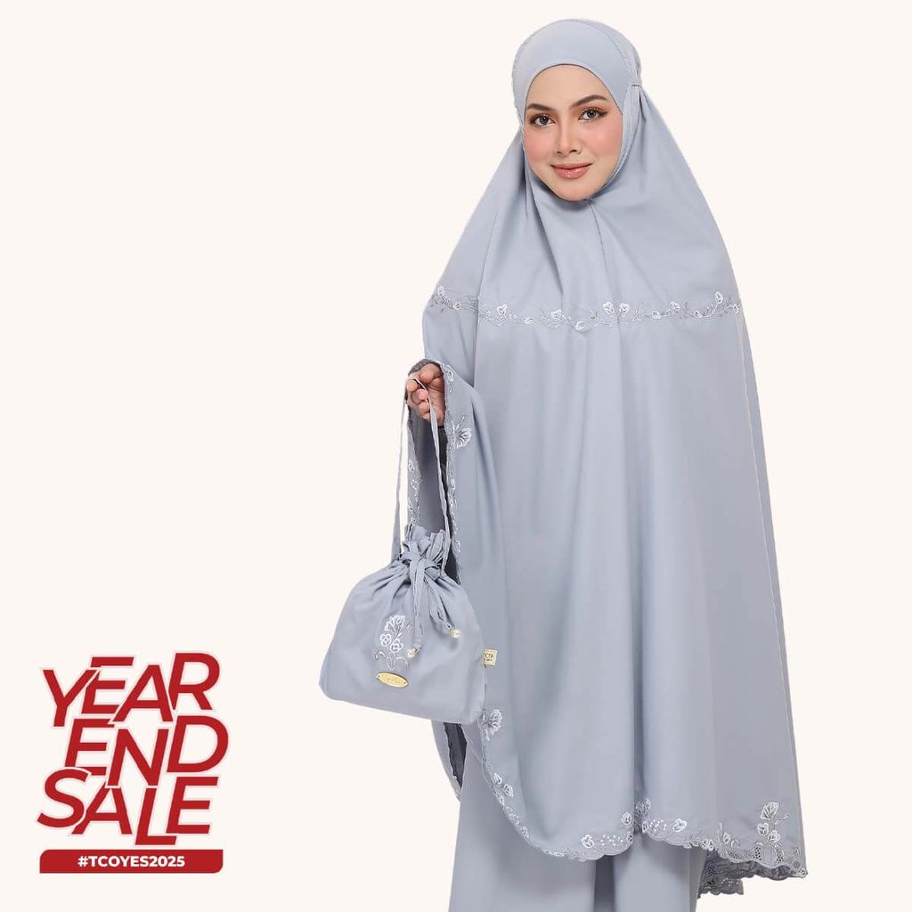 08_Telekung TCO Signature Tulip Grayish Blue