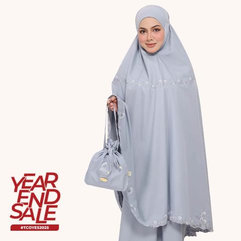 08_Telekung TCO Signature Tulip Grayish Blue