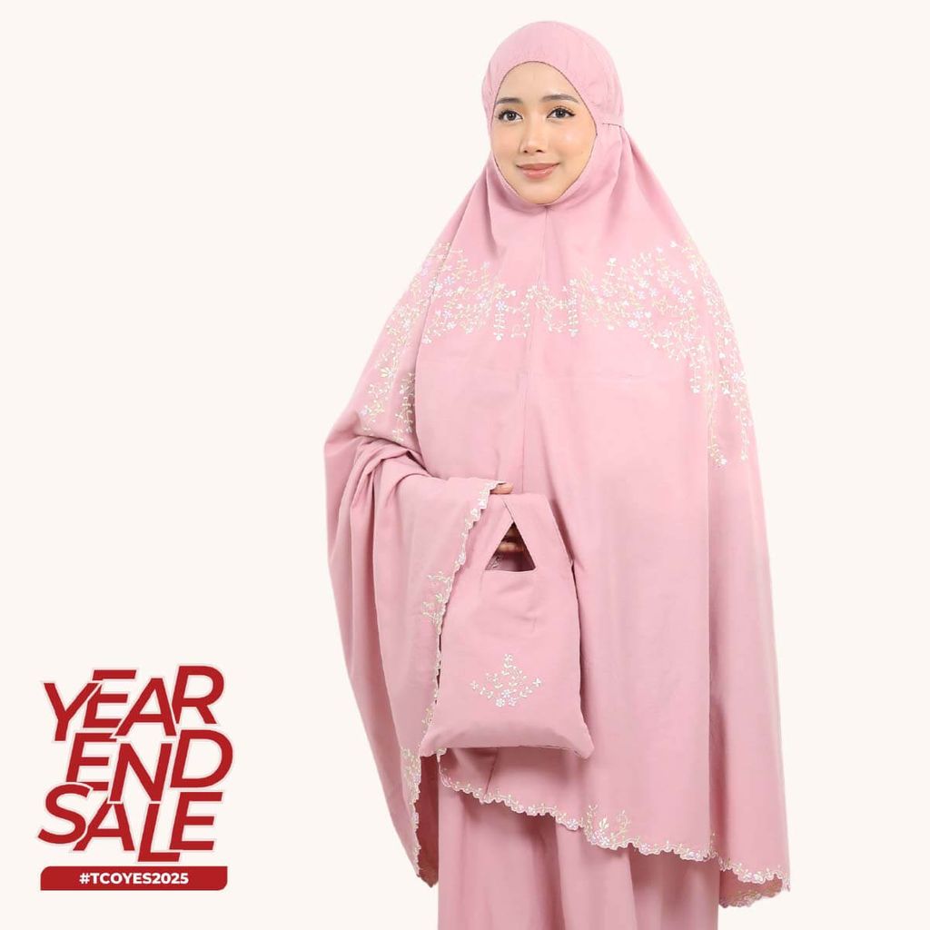 01_Telekung TCO Melor Dusty Pink
