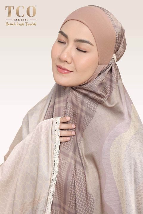 02_Telekung TCO Travel Ezi Linea Sandy Brown