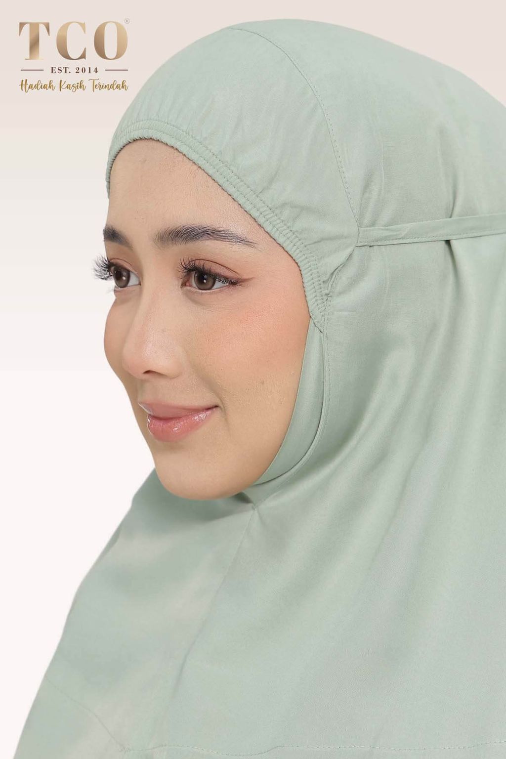 04_Telekung TCO Pearl Yasmine Dusty Green