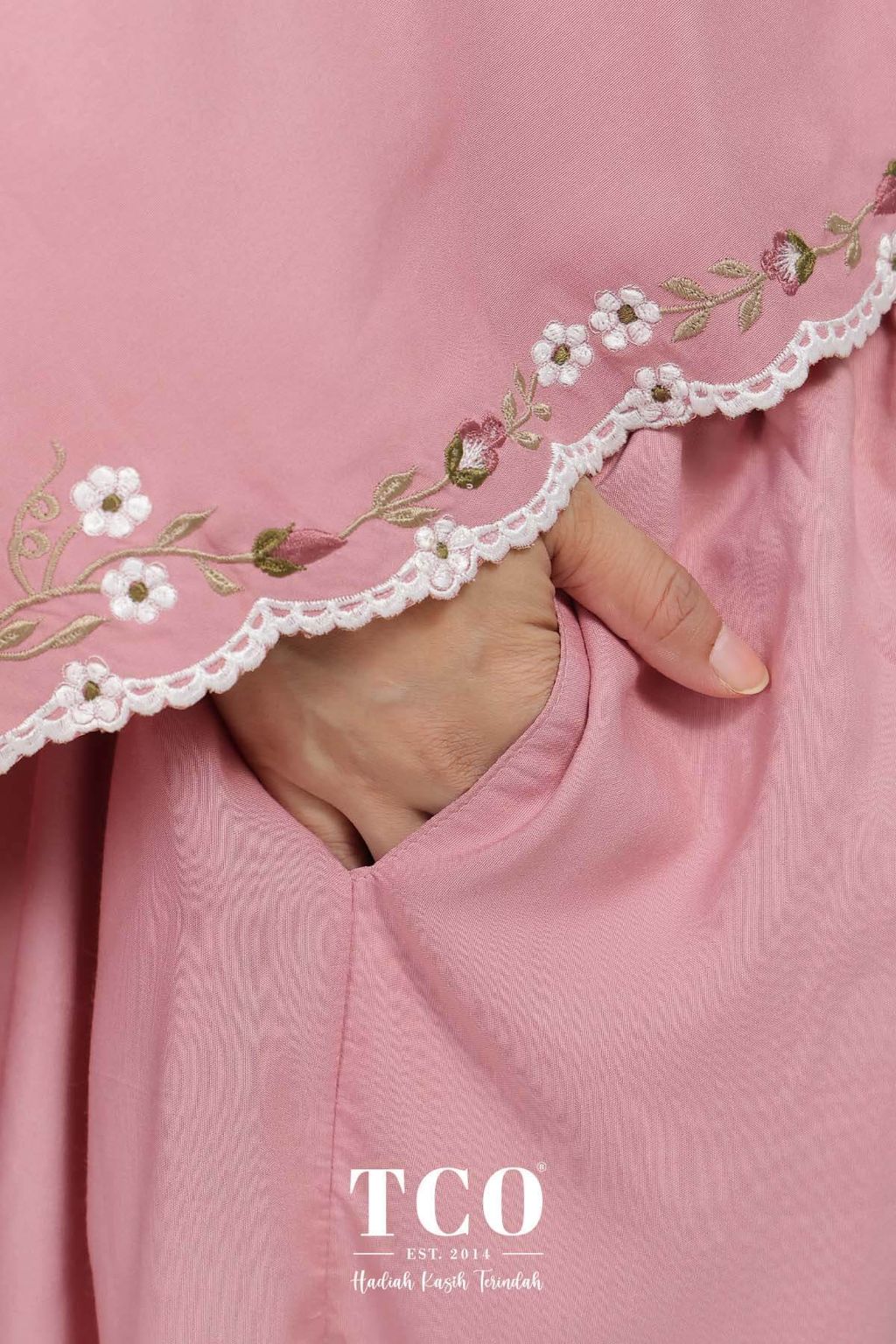 06_Telekung TCO Pearl Yasmine Pastel Rose