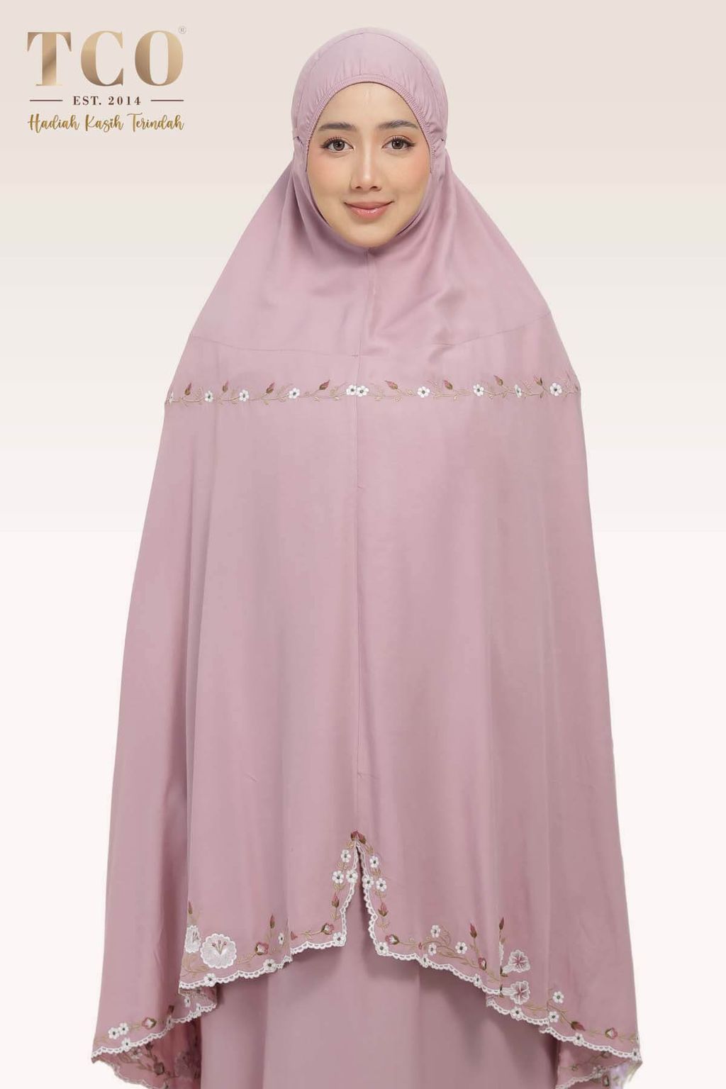 02_Telekung TCO Pearl Yasmine Plum Mauve
