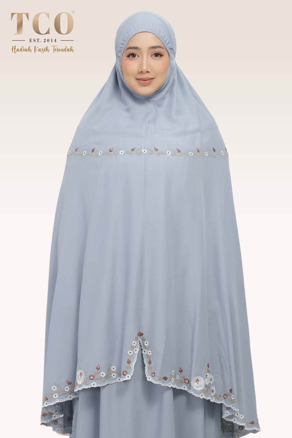 02_Telekung TCO Pearl Yasmine Smoky Bluish