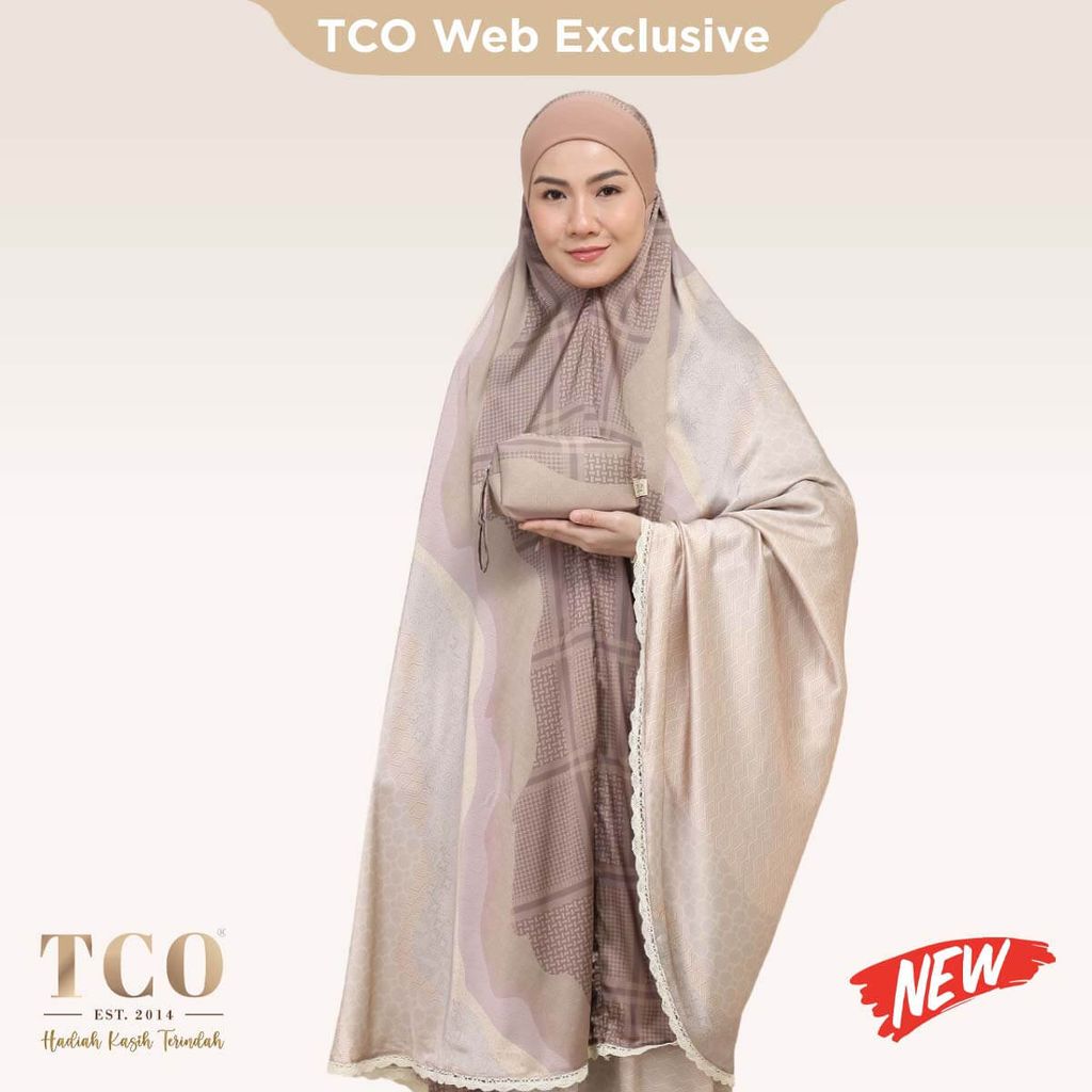 01_Telekung TCO Travel Ezi Linea Sandy Brown New