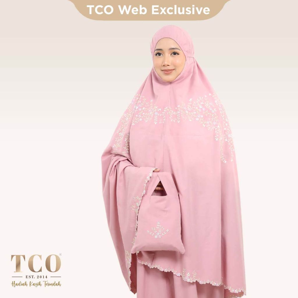 01_Telekung TCO Melor Dusty Pink