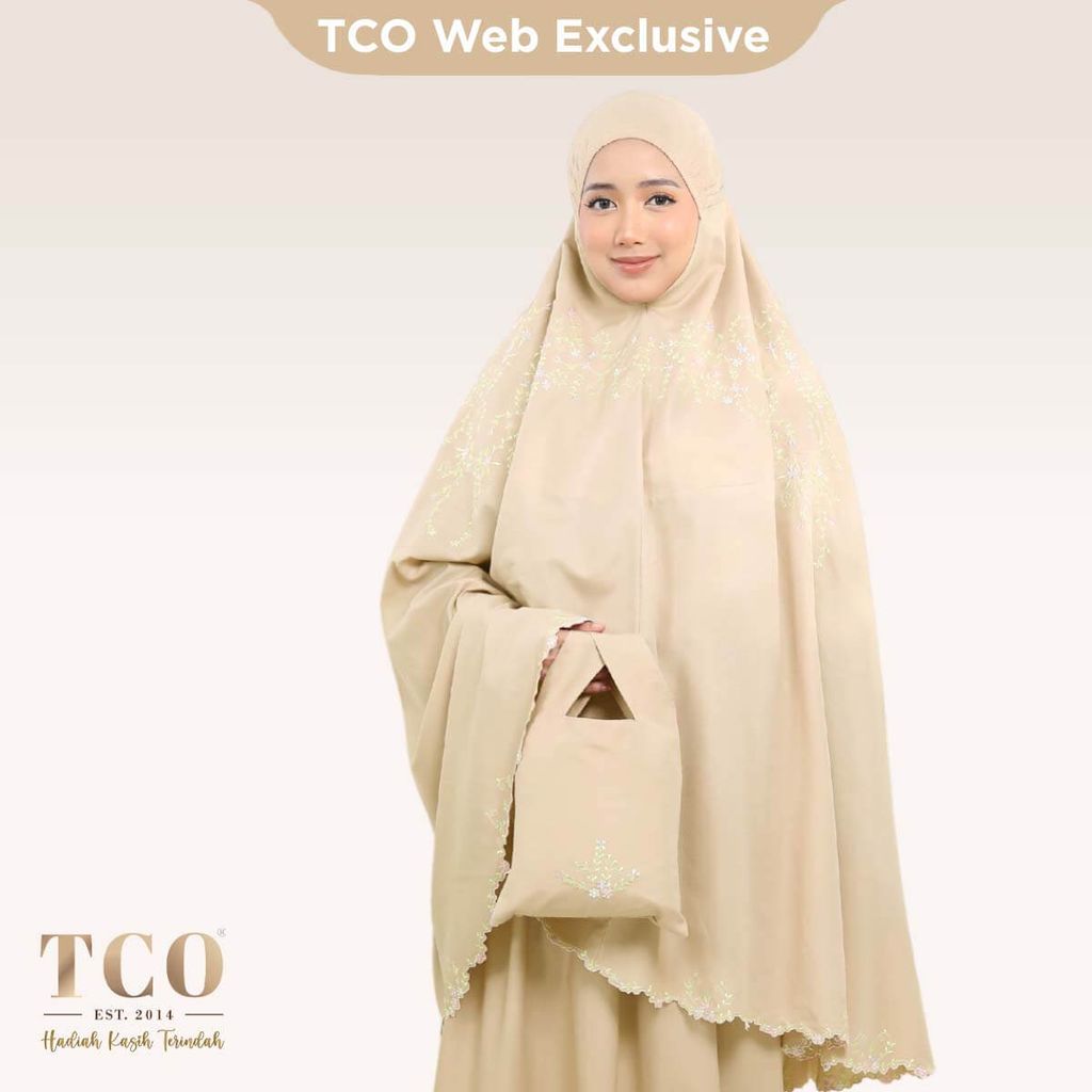 01_Telekung TCO Melor Caramel