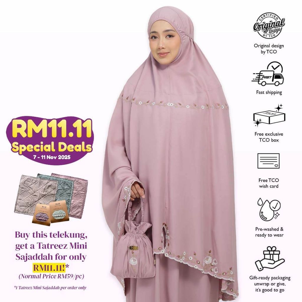 02_Telekung TCO Pearl Yasmine Plum Mauve