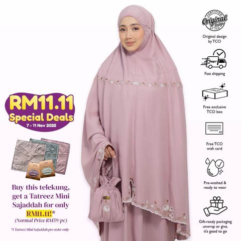 02_Telekung TCO Pearl Yasmine Plum Mauve