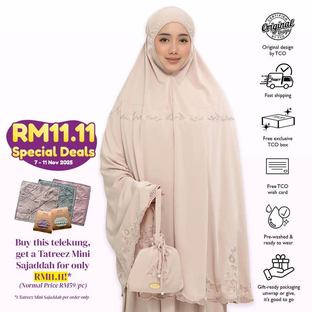 04_Telekung TCO Windy Luxe Almondy Latte