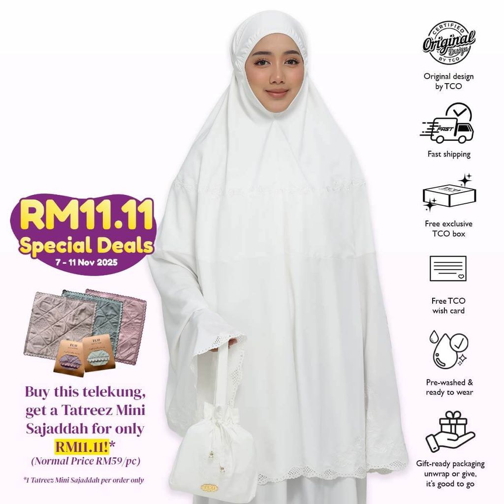 09_Telekung TCO Windy Luxe Off White