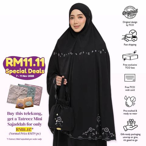 05_Telekung TCO Windy Luxe Jet Black