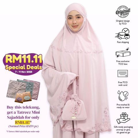 07_Telekung TCO Windy Luxe Dusty Rose