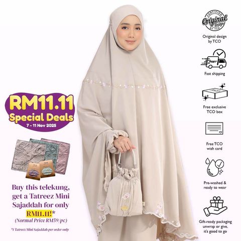 10_Telekung TCO Blossom Luxe Hazel Wood