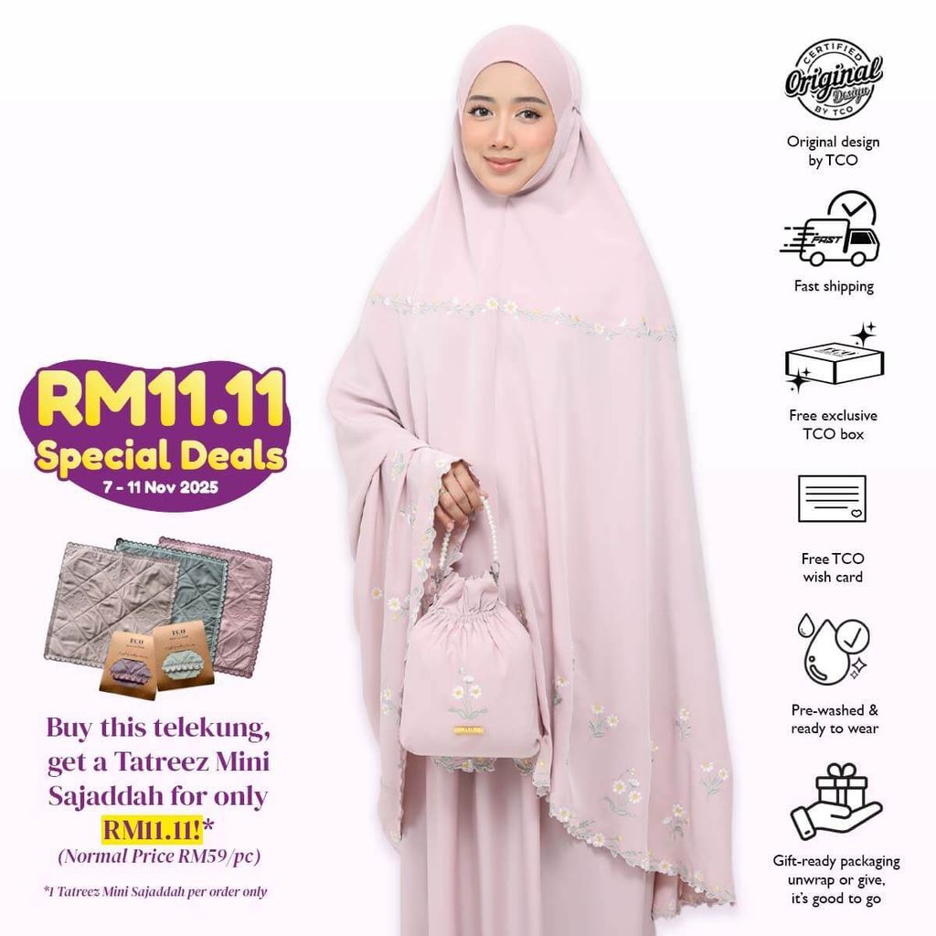 05_Telekung TCO Daisy Luxe Dusty Rose