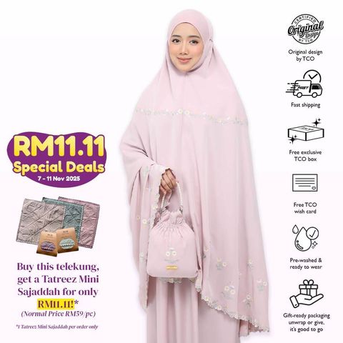 05_Telekung TCO Daisy Luxe Dusty Rose