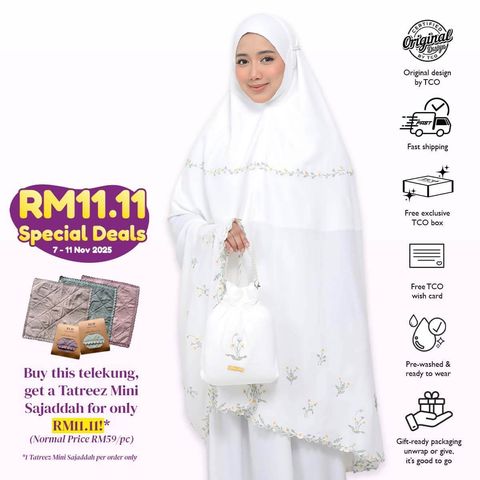 04_Telekung TCO Daisy Luxe Off White