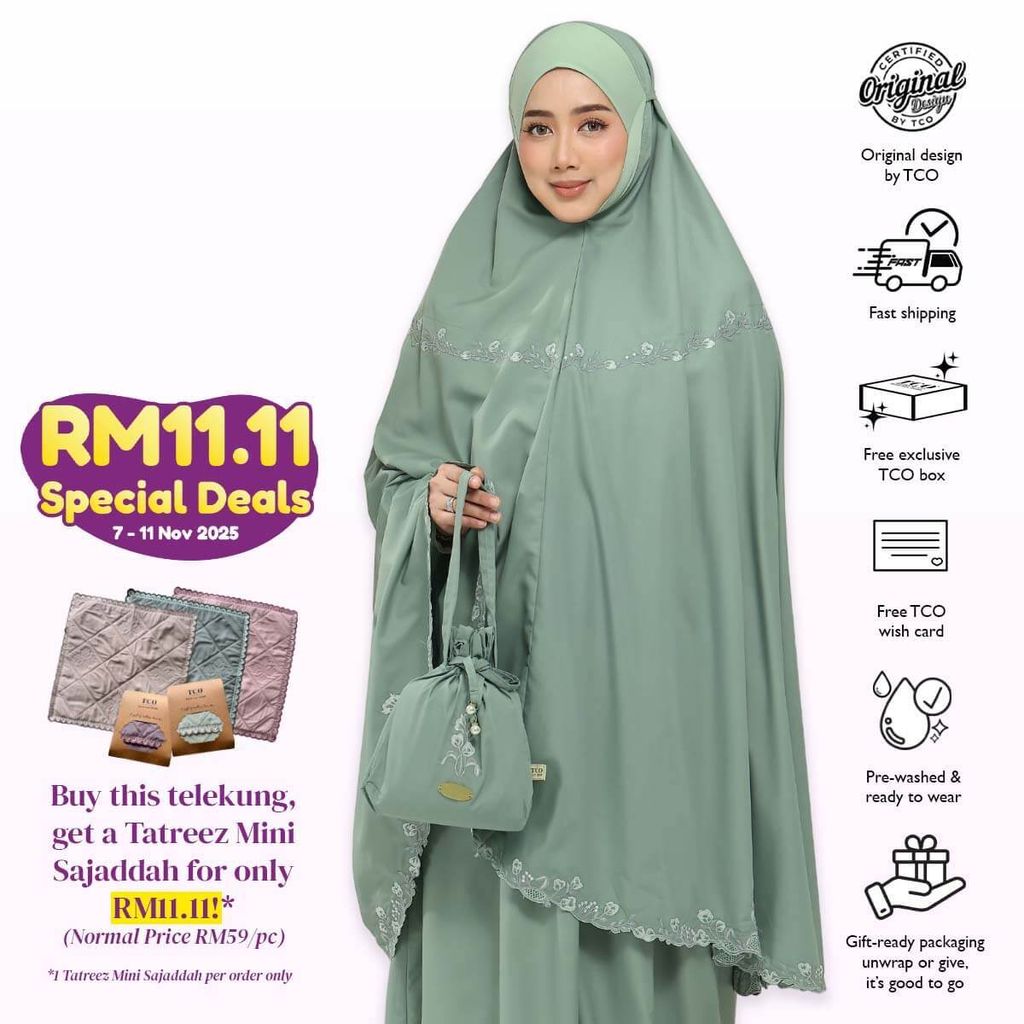 03_Telekung TCO Signature Tulip Moss Sage