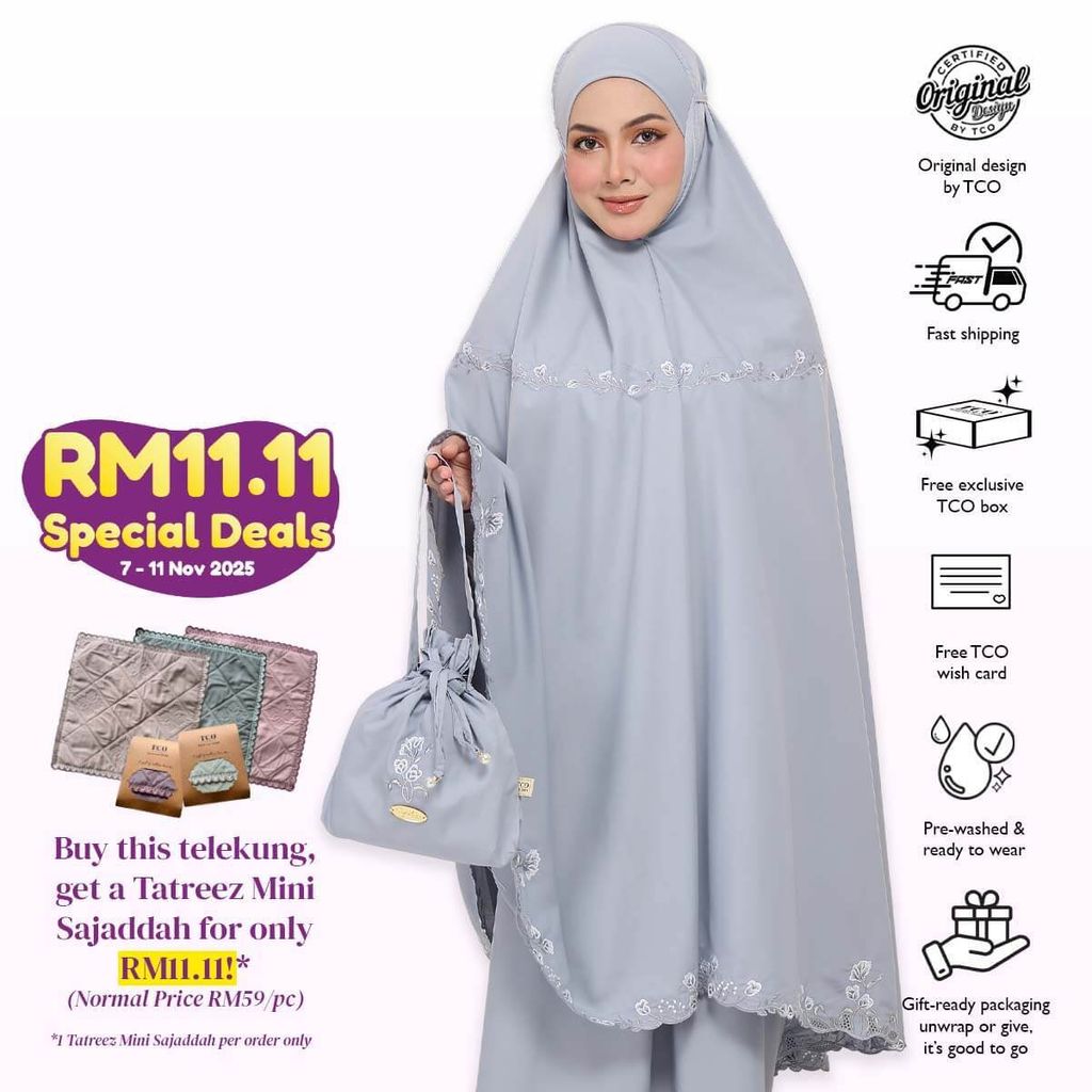 04_Telekung TCO Signature Tulip Grayish Blue