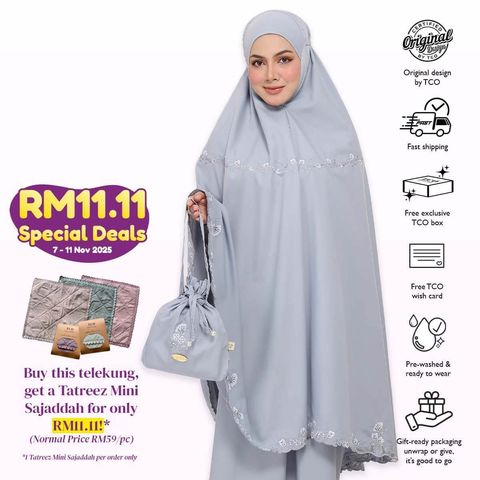 04_Telekung TCO Signature Tulip Grayish Blue