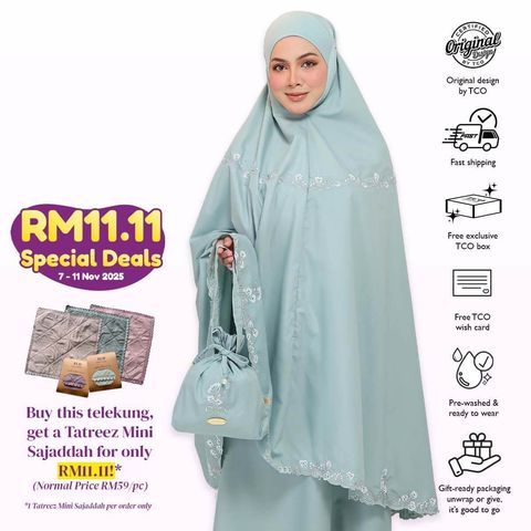 08_Telekung TCO Signature Tulip Frosty Aqua