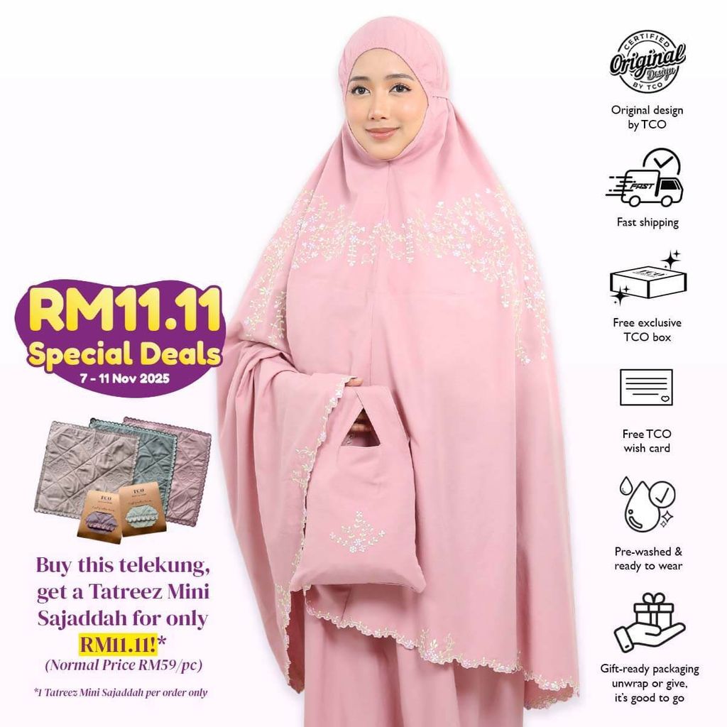 02_Telekung TCO Melor Dusty Pink