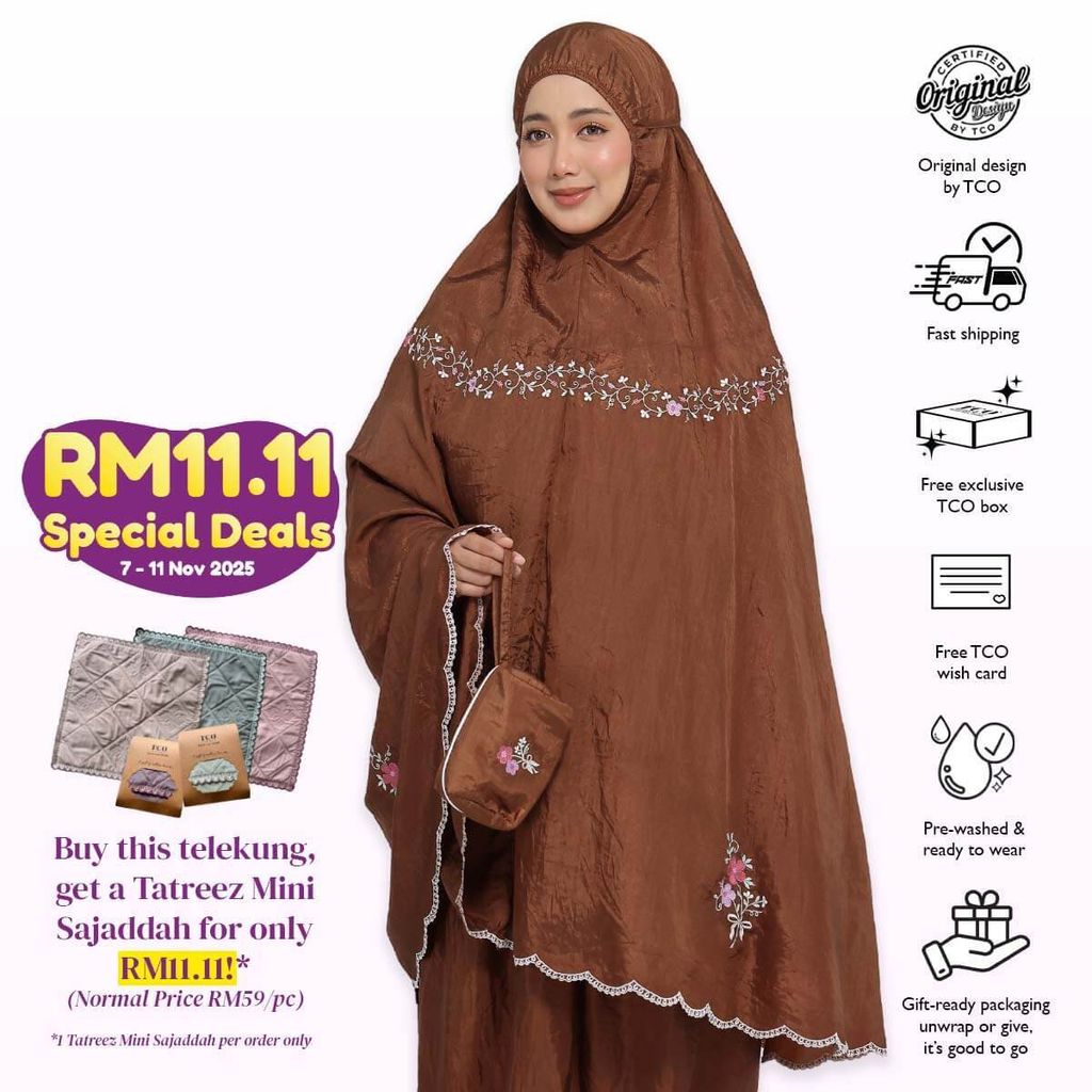 06_Telekung TCO Travel Wander Coffee Brown