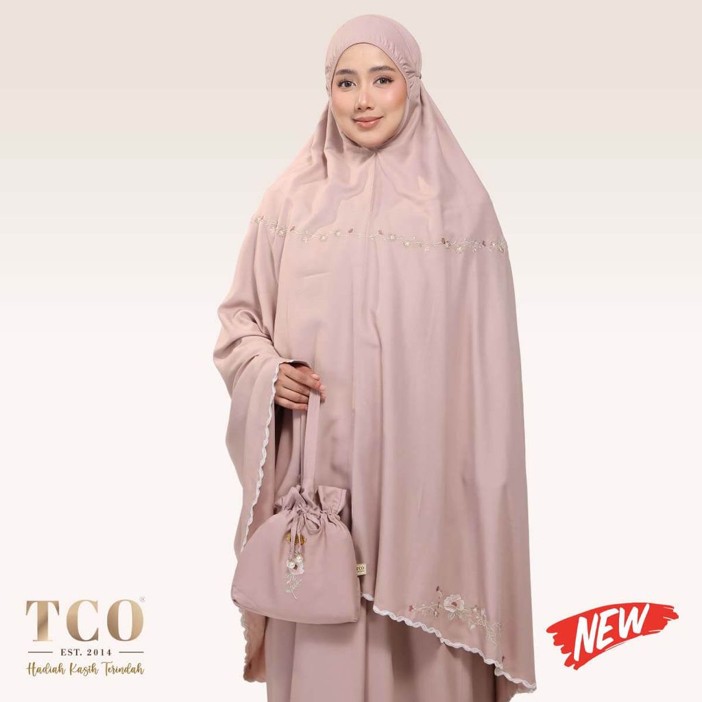 01_Telekung TCO Pearl Windra Creamy Mocha New